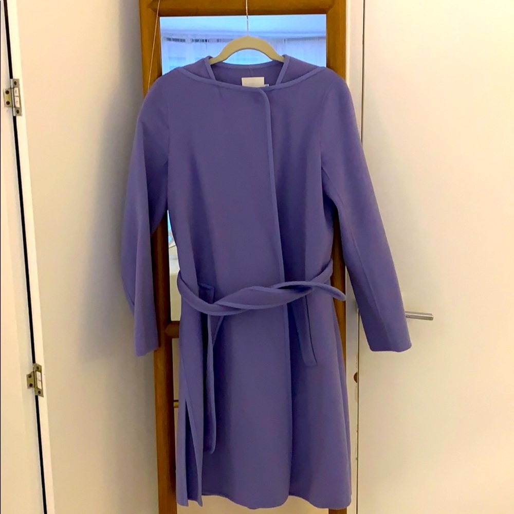 Vince Purple Wool Coat